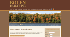 Desktop Screenshot of bolenrealty.com