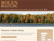 Tablet Screenshot of bolenrealty.com